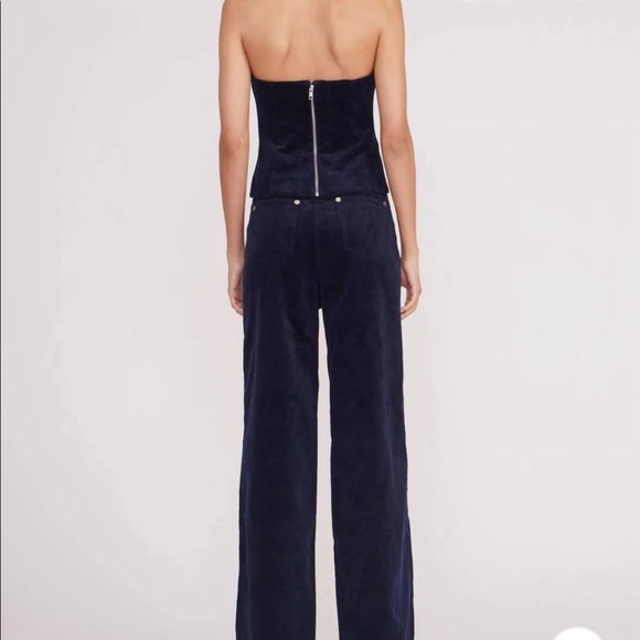 STAUD Grayson Pant in Navy - Picture 2 of 3